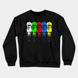 color tardis Crewneck Sweatshirt